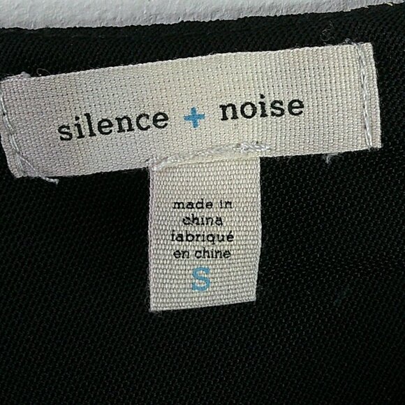 Silence + Noise - One Shoulder Gold/Black Romper - Small - Picture 4 of 6